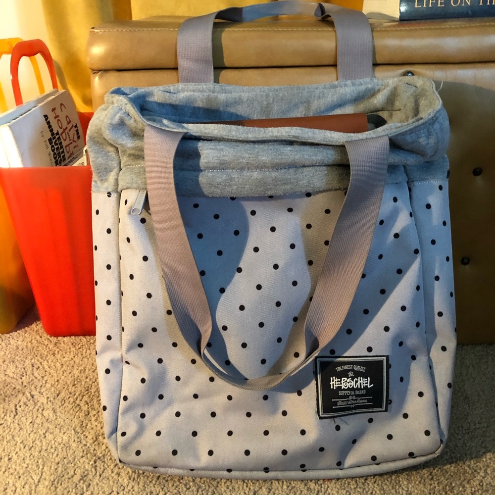 Herschel gray backpack book bag